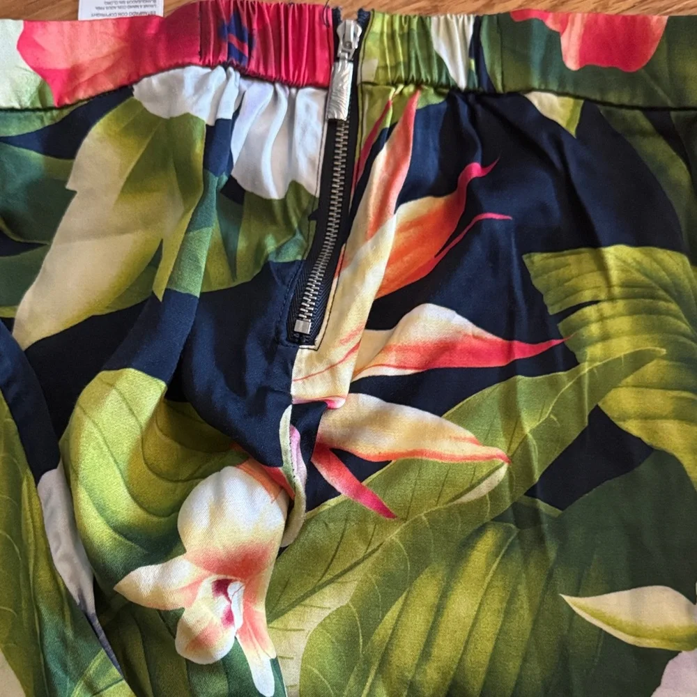 Floral Print Wide Leg Pants - Picture 3 of 3
